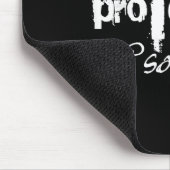 Jesus Christliches Design - gottgeschützter Psalm Mousepad (Ecke)