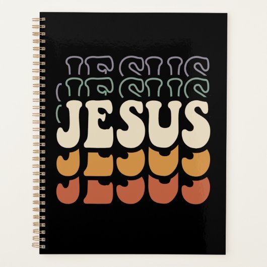 Jesus - Christliches Design Planer (Vorderseite)
