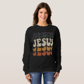 Jesus - Christliches Design Sweatshirt (Vorne ganz)