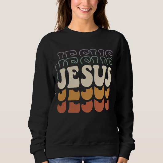 Jesus - Christliches Design Sweatshirt (Vorderseite)