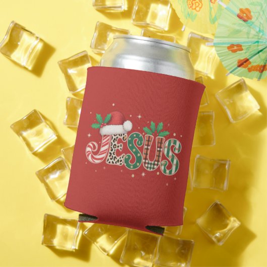 Jesus Christliches religiöses Sprichwort Glaubensl Dosenkühler (In Situ Sommer)