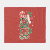 Jesus Christliches religiöses Sprichwort Glaubensl Fleecedecke (Vorderseite (Horizontal))