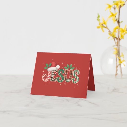 Jesus Christliches religiöses Sprichwort Glaubensl Karte (Gelbe Blume)