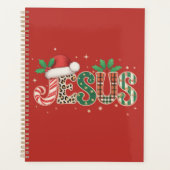 Jesus Christliches religiöses Sprichwort Glaubensl Planer (Vorderseite)