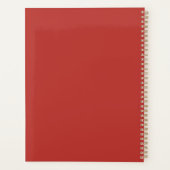 Jesus Christliches religiöses Sprichwort Glaubensl Planer (Rückseite)