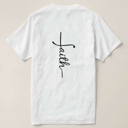 Jesus Christliches T-Shirt Männer (Design Rückseite)