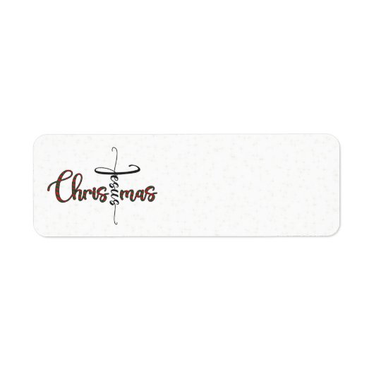 Jesus Christmas Address Labels (Vorne)