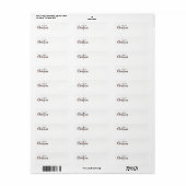 Jesus Christmas Address Labels (Vorne)