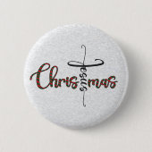 Jesus Christmas Button (Vorderseite)