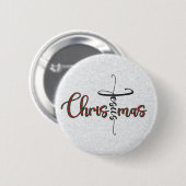 Jesus Christmas Button (Vorne & Hinten)