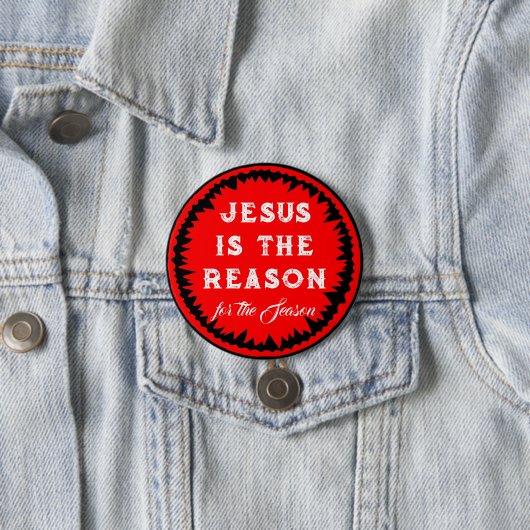 Jesus Christmas Button (Beispiel)