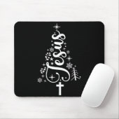 Jesus Christmas Tree Bible Verse Mousepad (Mit Mouse)
