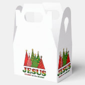 Jesus Christmas Trees Geschenkschachtel (Geöffnet)