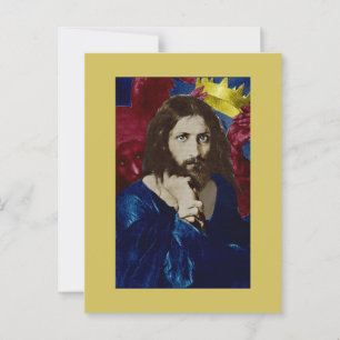 Jesus Christus 1888 by Georg Karl Franz Corniceliu Postkarte