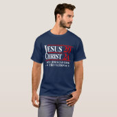 Jesus Christus 2024 Nur Jesus kann diese Nation Ge T-Shirt (Vorne ganz)