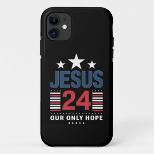 Jesus Christus 2024 Präsident USA Wahl Politik Case-Mate iPhone Hülle
