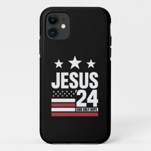 Jesus Christus 2024 Präsident USA Wahl Politik Case-Mate iPhone Hülle