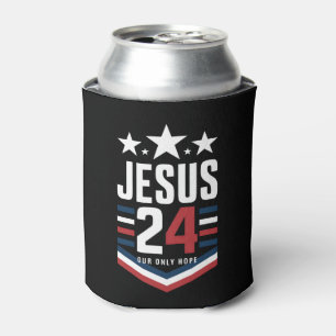 Jesus Christus 2024 Präsident USA Wahl Politik Dosenkühler