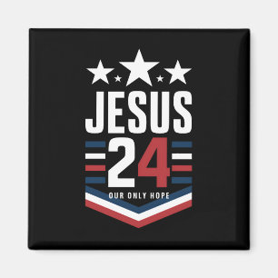 Jesus Christus 2024 Präsident USA Wahl Politik Magnet