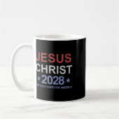 Jesus Christus 2028 Die einzige Hoffnung für Ameri Kaffeetasse (Links)