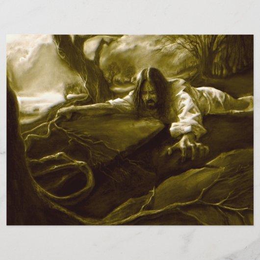 Jesus Christus Agony im Garten von Gethsemane Flyer (Vorne)