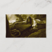 Jesus Christus Agony im Garten von Gethsemane Visitenkarte (Rückseite)