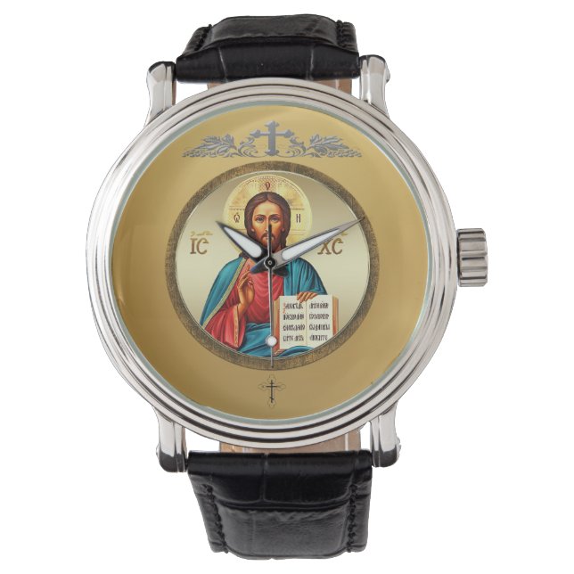 Jesus Christus Armbanduhr (Vorderseite)