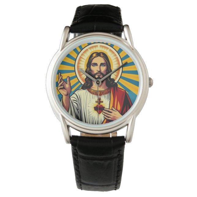 Jesus Christus Armbanduhr (Vorderseite)