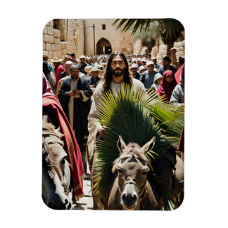 Jesus Christus auf dem Donkey Magnet