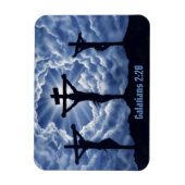 Jesus Christus auf den Kreuzgalaten 2:20 Küche Magnet (Vertikal)