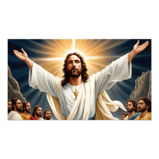 Jesus Christus Auferstehung Fotodruck (Vorne)