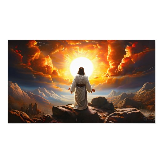 Jesus Christus Auferstehung Fotodruck (Vorne)