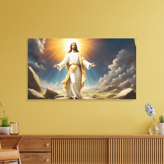 Jesus Christus Auferstehung Leinwanddruck (Insitu (Wohnzimmer))
