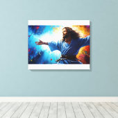 Jesus Christus Auferstehung Leinwanddruck (Insitu (Holzboden))