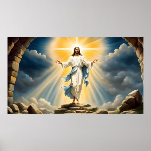 Jesus Christus Auferstehung Poster (Vorne)