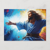 Jesus Christus Auferstehung Postkarte (Vorderseite)