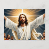 Jesus Christus Auferstehung Postkarte (Vorderseite)