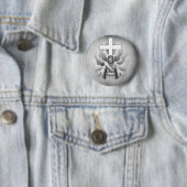 Jesus Christus-Auferstehungs-Kreuz-Entwurf Button (Beispiel)