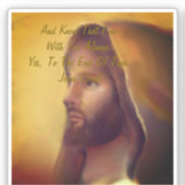 Jesus Christus Aufkleber (Vorderseite)