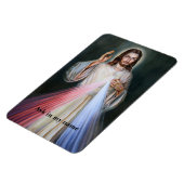 Jesus Christus Behörde Fragte in meinem Namen benu Magnet (Linke Seite)