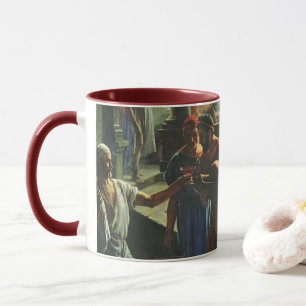 Jesus Christus bei Hochzeit von Cana, Wasser in We Tasse