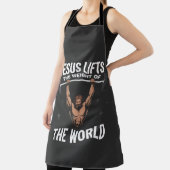 Jesus Christus beim Kreuzheben Schürze (InSitu)