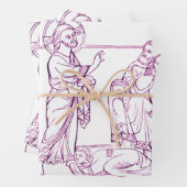 Jesus Christus belebt Lazarus Geschenkpapier Set (Beispiel)