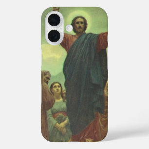 Jesus Christus Bergpredigt, Vintage Religion iPhone 16 Hülle