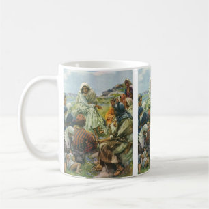 Jesus Christus Bergpredigt, Vintage Religion Kaffeetasse