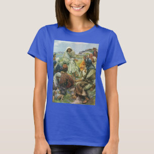 Jesus Christus Bergpredigt, Vintage-Religion T-Shirt