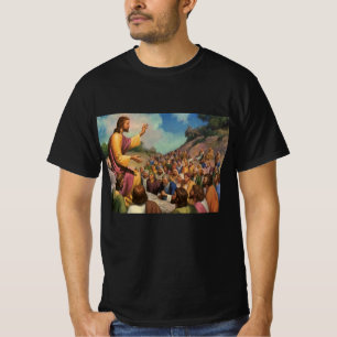 Jesus Christus Bergpredigt, Vintage Religion T-Shirt