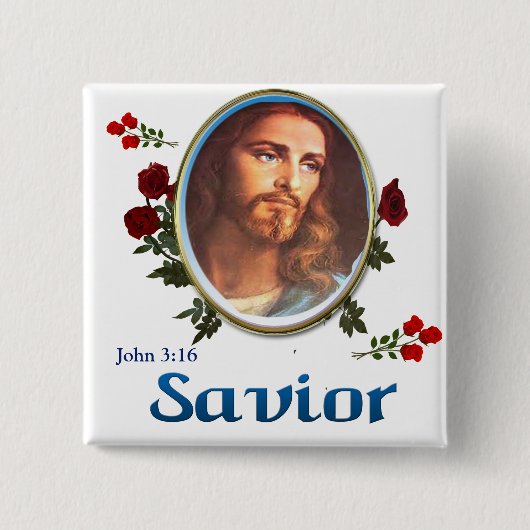 Jesus Christus Button (Vorderseite)
