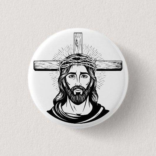 Jesus Christus Button (Vorderseite)