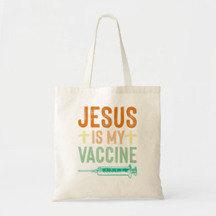 Jesus Christus Christlich Jesus ist mein Impfstoff Tragetasche